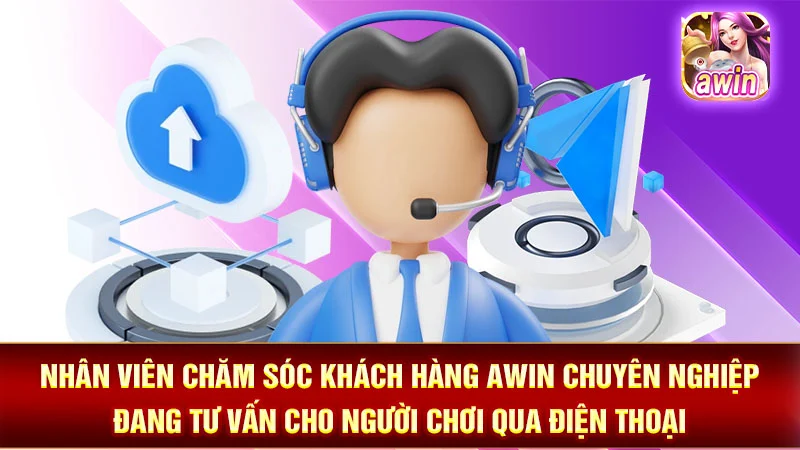 1-nhan-vien-cham-soc-khach-hang-awin-chuyen-nghiep-dang-tu-van-cho-nguoi-choi-qua-dien-thoai Nhân viên chăm sóc khách hàng AWIN chuyên nghiệp đang tư vấn cho người chơi qua điện thoại.