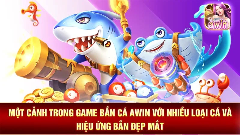2-mot-canh-trong-game-ban-ca-awin-voi-nhieu-loai-ca-va-hieu-ung-ban-dep-mat Một cảnh trong game bắn cá AWIN với nhiều loại cá và hiệu ứng bắn đẹp mắt.